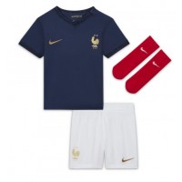 Ranska Antoine Griezmann #7 Koti Peliasu Lasten MM-kisat 2022 Lyhythihainen (+ Lyhyet housut)